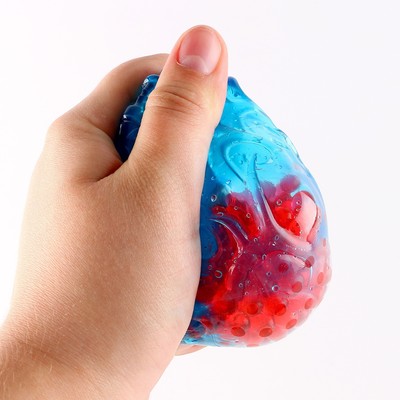 Антистресс сквиш мялка Funny toys «Шар» с гидрогелем, в пакете, МИКС