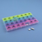 Таблетница-органайзер 28секц 21,5*11*1,8см Неделька утро/день/вечер/ночь рус пакет ОТ - фото 25466591