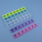 Таблетница-органайзер 28секц 21,5*11*1,8см Неделька утро/день/вечер/ночь рус пакет ОТ - фото 25466592