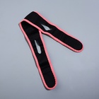 Маска текстильная для коррекции овала лица, на липучке, цвет чёрный/розовый - фото 25466603