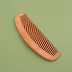 Расческа деревянная (финиковое дерево) гребень ЭТНИКА 17*5,2см пакет накл QF - фото 25466605