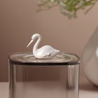 Органайзер для хранения «Кит», с крышкой, в пакете, 9×9×13.5 см, синий, прозрачный - фото 30884058