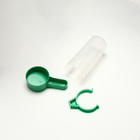 Поилка/кормушка для птиц 4×12 см, 140 мл, зелёная - Фото 4