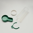 Поилка/кормушка для птиц с крышкой 4×13 см, 150 мл, зелёная - Фото 4