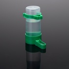 Поилка/кормушка для птиц 3×9 см, 60 мл, зелёная - Фото 8