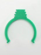 Поилка/кормушка для птиц 10.5×3.5 см, 90 мл, зелёная - Фото 4