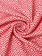 Плед с кисточками «Этель» East, 100×180 см, красный - Фото 6