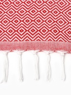 Плед с кисточками «Этель» East, 100×180 см, красный - Фото 7