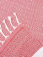 Плед с кисточками «Этель» East, 100×180 см, красный - Фото 8