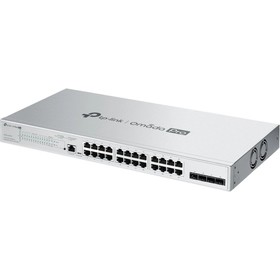 Коммутатор TP-Link Omada Pro S5500-24GP4F (L2+) 24x1Гбит/с 4xКомбо(1000BASE-T/SFP) 4SFP 24P   107353