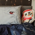 Подушка декоративная новогодняя «Этель. Happy penguin» 30×35 см, велюр - Фото 2