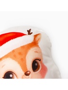 Подушка декоративная новогодняя «Этель. Оленёнок» 27×35 см, велюр - Фото 4