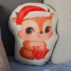 Подушка декоративная новогодняя «Этель. Оленёнок» 27×35 см, велюр - Фото 2