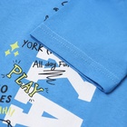 Футболка для мальчика, цвет голубой, рост 110 - фото 25483179