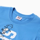 Футболка для мальчика, цвет голубой, рост 122 - фото 25483186