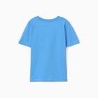 Футболка для мальчика, цвет голубой, рост 122 - фото 25483188