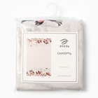 Скатерть новогодняя Этель "Снегири на ветках" 149х180 см, 100% хл, саржа 190 г/м2 - фото 25508153