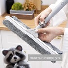 УЦЕНКА Щётка для окон с гибким механизмом Raccoon, поворот насадки 180°, телескопический черенок, длина 131 см, насадка из микрофибры 31×6,5 см - Фото 4
