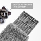УЦЕНКА Щётка для окон с гибким механизмом Raccoon, поворот насадки 180°, телескопический черенок, длина 131 см, насадка из микрофибры 31×6,5 см - Фото 6