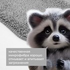 УЦЕНКА Щётка для окон с гибким механизмом Raccoon, поворот насадки 180°, телескопический черенок, длина 131 см, насадка из микрофибры 31×6,5 см - Фото 8