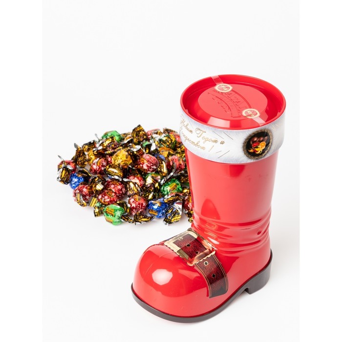 Конфеты подарочные новогодние «С Новым Годом и Рождеством!», в сапоге, 150 г