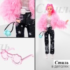 Одежда и аксессуары для куклы: куртка, брюки, топ - Фото 6