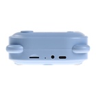 Детский мини принтер с камерой, для печати, модель LPR-21, Туре-С, лента, с ремешком, голубой - Фото 7