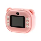 Детский мини принтер с камерой, для печати, модель LPR-21, Туре-С, лента, с ремешком, розовый - Фото 6