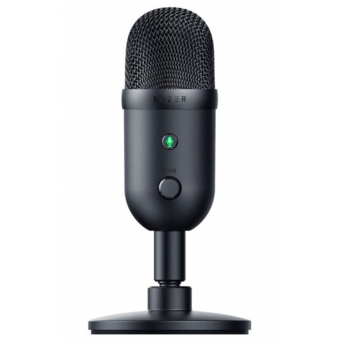 Микрофон проводной Razer Seiren V2 X 1.8м черный - Фото 1