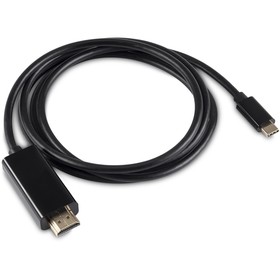 Кабель-переходник аудио-видео Buro USB Type-C (m)/HDMI (m) 1.5м. черный (BU-TYPEC-HDMI-1.5M   107481