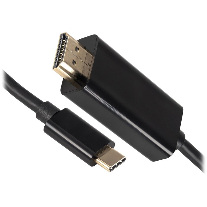 Кабель-переходник аудио-видео Buro USB Type-C (m)/HDMI (m) 1.5м. черный (BU-TYPEC-HDMI-1.5M   107481 - фото 51644574