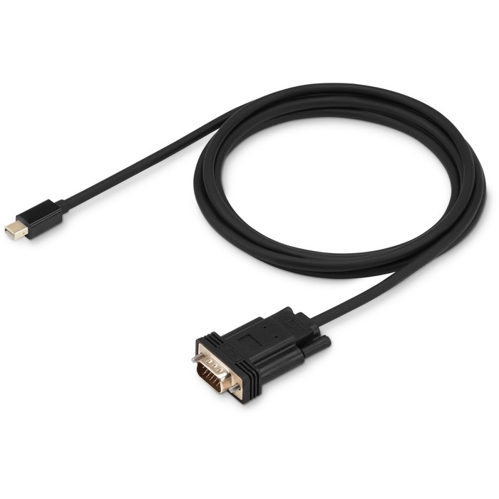 Кабель аудио-видео Buro 1.1v miniDisplayport (m)/VGA (m) 2м. позолоч.конт. черный (BHP MDPP   107481 - фото 51644593