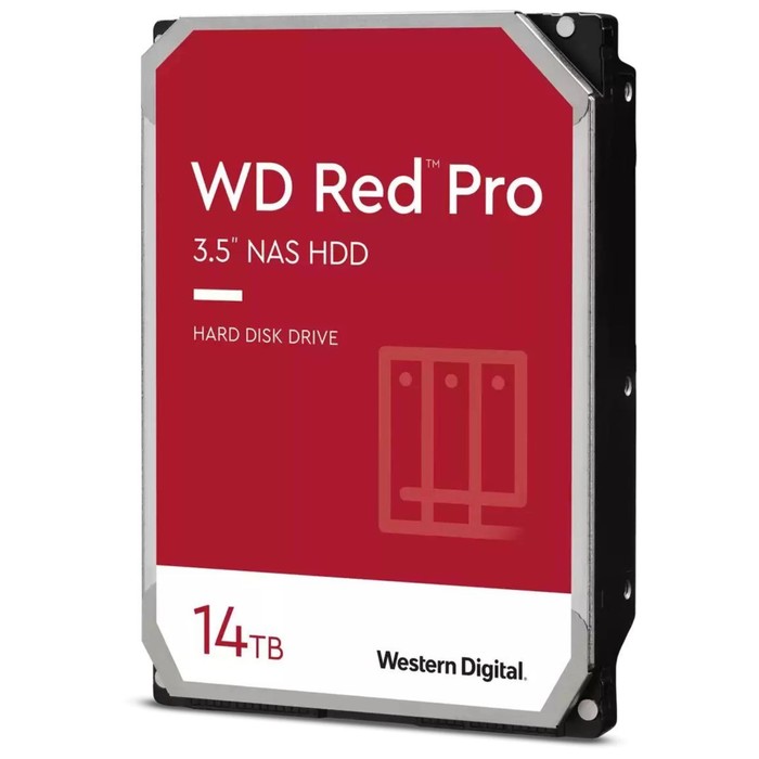 Жесткий диск WD SATA-III 14TB WD142KFGX NAS Red Pro (7200rpm) 512Mb 3.5" - фото 51644840