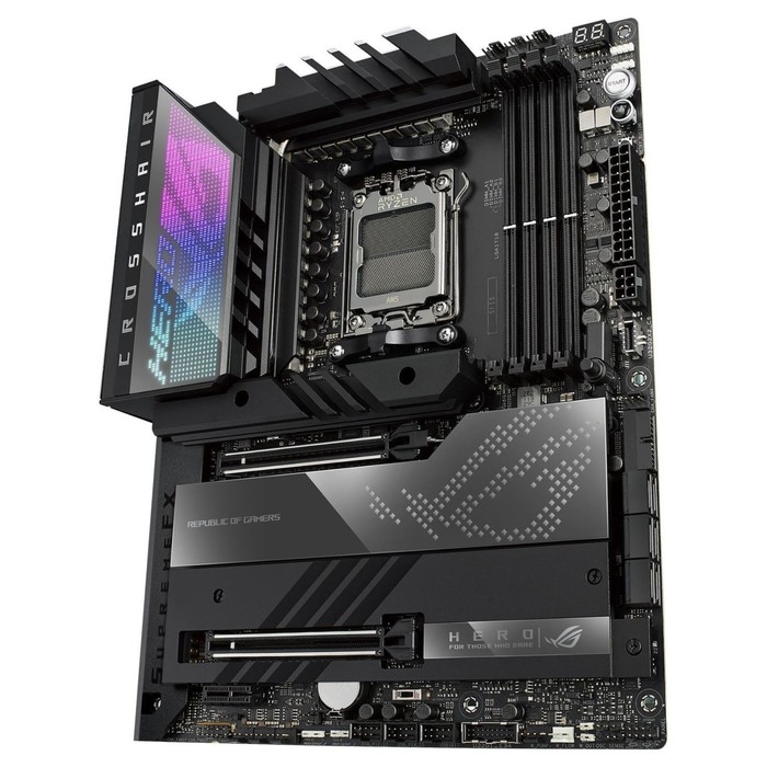 Материнская плата Asus ROG CROSSHAIR X670E HERO SocketAM5 AMD X670 4xDDR5 ATX AC`97 8ch(7.1   107483 - фото 51644884