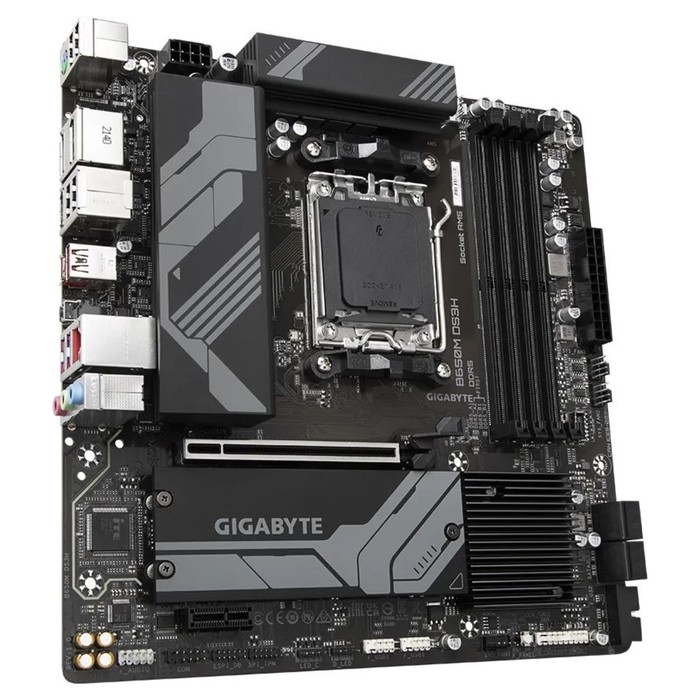 Материнская плата Gigabyte B650M DS3H SocketAM5 AMD B650 4xDDR5 mATX AC`97 8ch(7.1) 2.5Gg R   107483 - фото 51651932