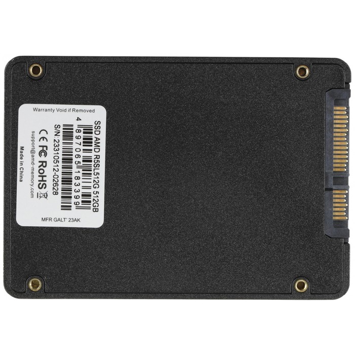 Накопитель SSD AMD SATA-III 512GB R5SL512G Radeon R5 2.5" - фото 51644896