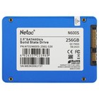 Накопитель SSD Netac SATA-III 256GB NT01N600S-256G-S3X N600S 2.5" - фото 51644900