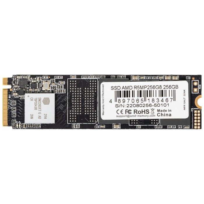 Накопитель SSD AMD PCIe 3.0 x4 256GB R5MP256G8 Radeon M.2 2280 - фото 51644909