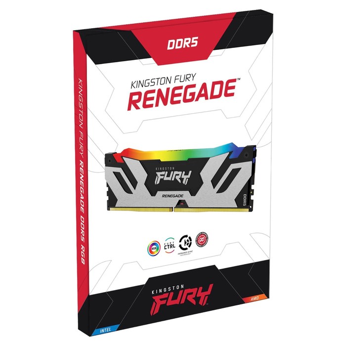 Память DDR5 2x16GB 6400MHz Kingston KF564C32RSAK2-32 Fury Renegade XMP RGB RTL Gaming PC5-5   107483 - фото 51644931