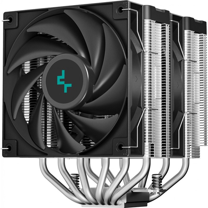 Устройство охлаждения(кулер) Deepcool AG620 Digital Soc-AM5/AM4/1151/1200/2066/1700 черный   1074841 - фото 51651937