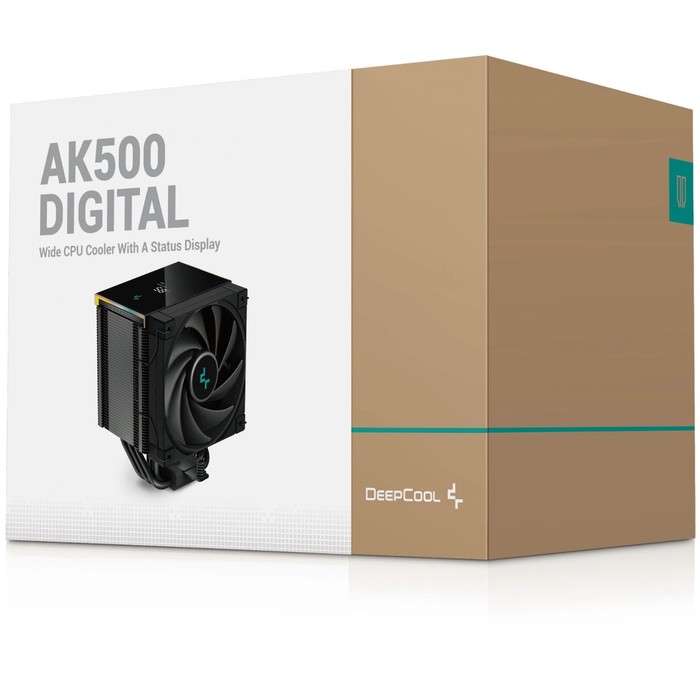 Устройство охлаждения(кулер) Deepcool AK500 Digital Soc-AM5/AM4/1151/1200/1700 черный 4-pin   107484 - фото 51645129