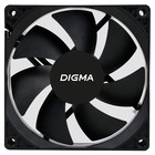 Вентилятор Digma DFAN-90 90x90x25mm черный 3-pin 4-pin (Molex)23dB 82gr Ret - фото 51645195