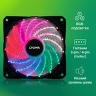 Вентилятор Digma DFAN-FRGB2 120x120x25mm черный 3-pin 4-pin (Molex)23dB 115gr Ret - фото 51645212 Вентилятор Digma DFAN-FRGB2 120x120x25mm черный 3-pin 4-pin (Molex)23dB 115gr Ret - фото 51645212