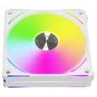 Вентилятор Lian-Li Uni Fan ALV2 120 Single 120x120x28mm белый 4-pin 28.7dB Ret (G99.12ALV21   107485 - фото 51645425
