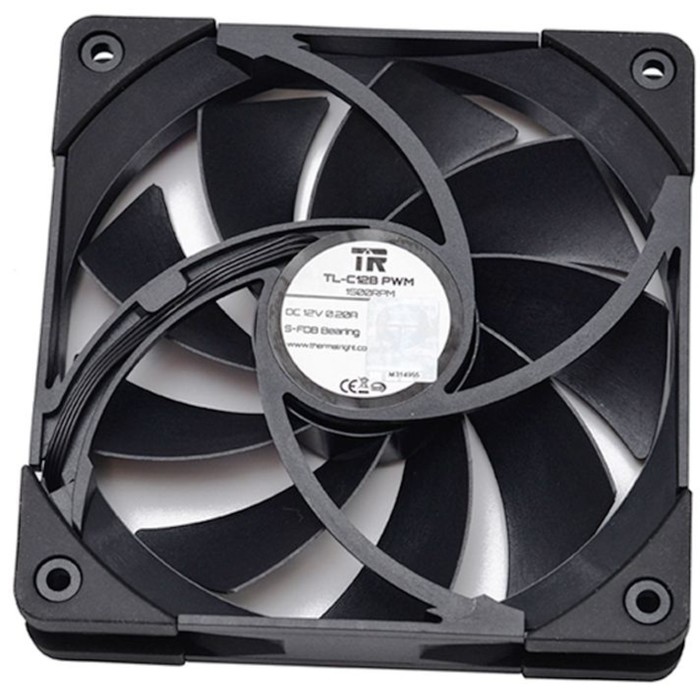 Вентилятор Thermalright TL-C12-B черный 4-pin 25.6dB 135gr Ret - фото 51645490