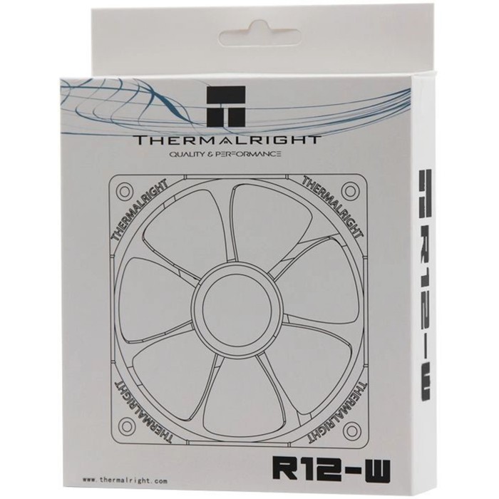 Вентилятор Thermalright TL-R12-W 120x120x25mm белый 4-pin 15-23dB 135gr Ret - фото 51645525