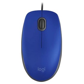 Мышь Logitech M110 Silent синий/черный оптическая (1000dpi) silent USB (2but)