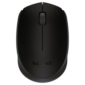 Мышь Logitech M171 черный/серый оптическая (1000dpi) беспроводная USB для ноутбука (2but)