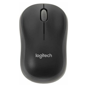 Мышь Logitech M186 черный/серый оптическая (1000dpi) беспроводная USB2.0 для ноутбука (2but   107486