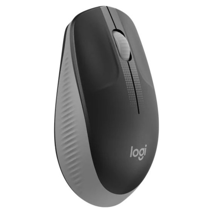 Мышь Logitech M190 черный/серый оптическая (1000dpi) беспроводная USB (2but) - фото 51645896